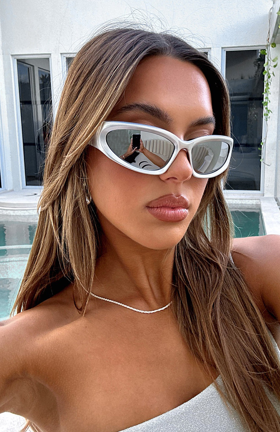 Mamba Sunglasses Silver Reflective